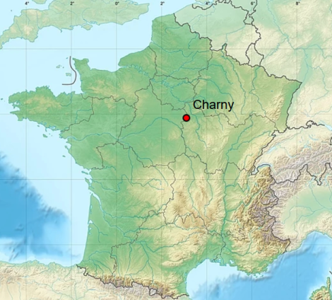 Localisation Charny